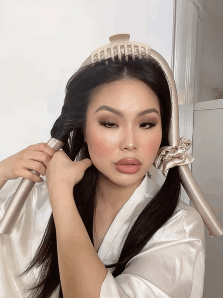 Silk Heatless Hair Curling Rod Canada - 100% Mulberry Silk